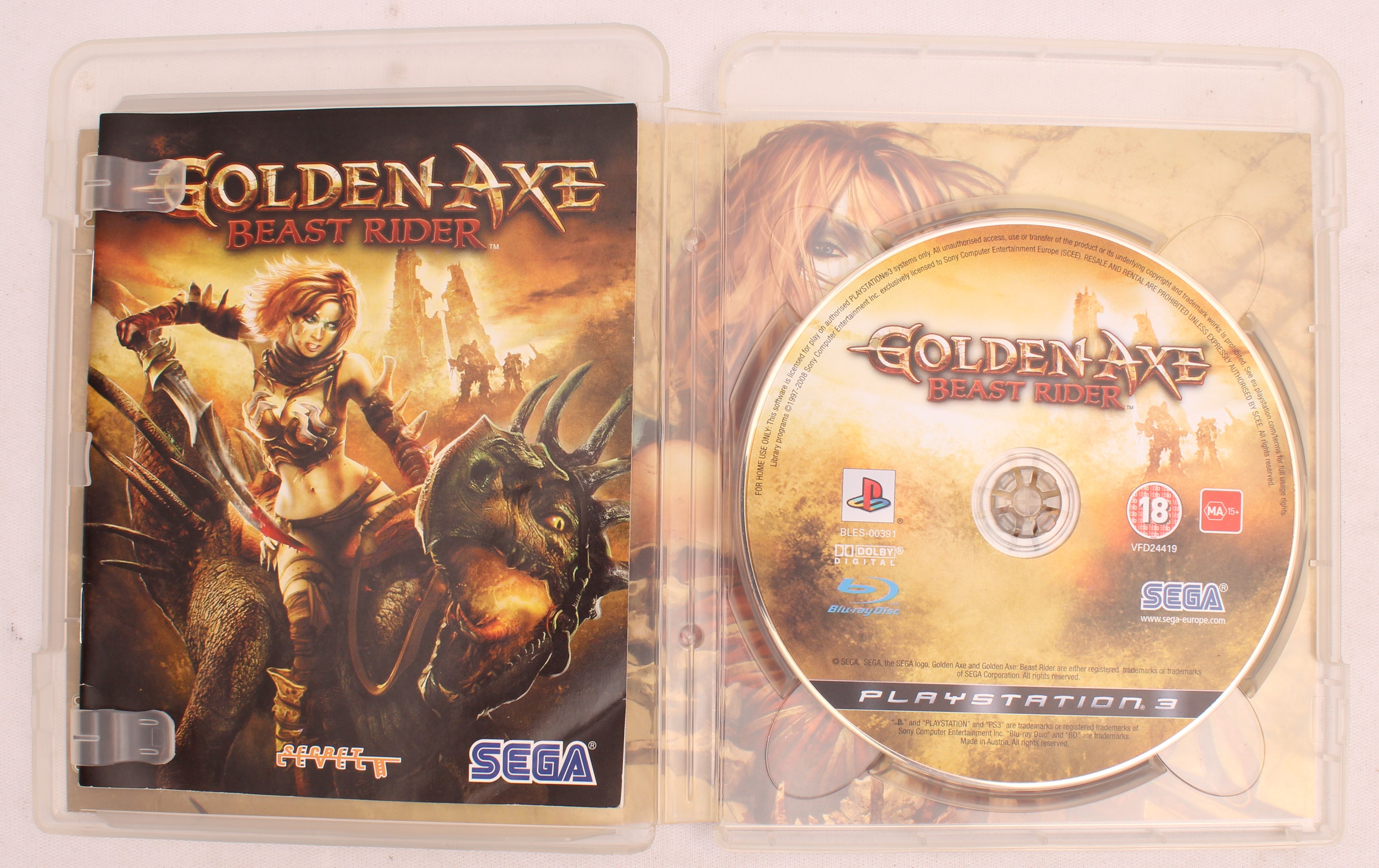 Golden Axe: Beast Rider PlayStation 3 PS3 Video Game (G) - Cash